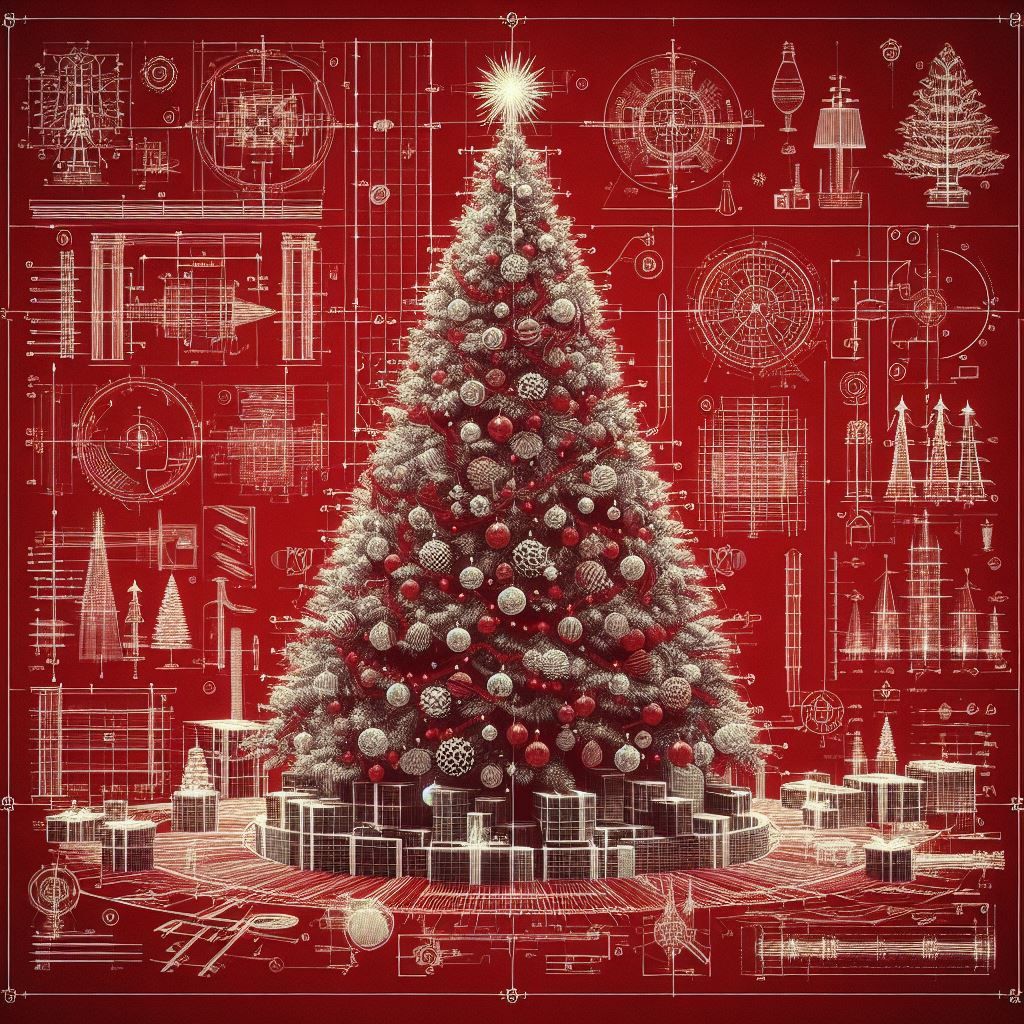 This year's Xmas tree is going to be scientific!