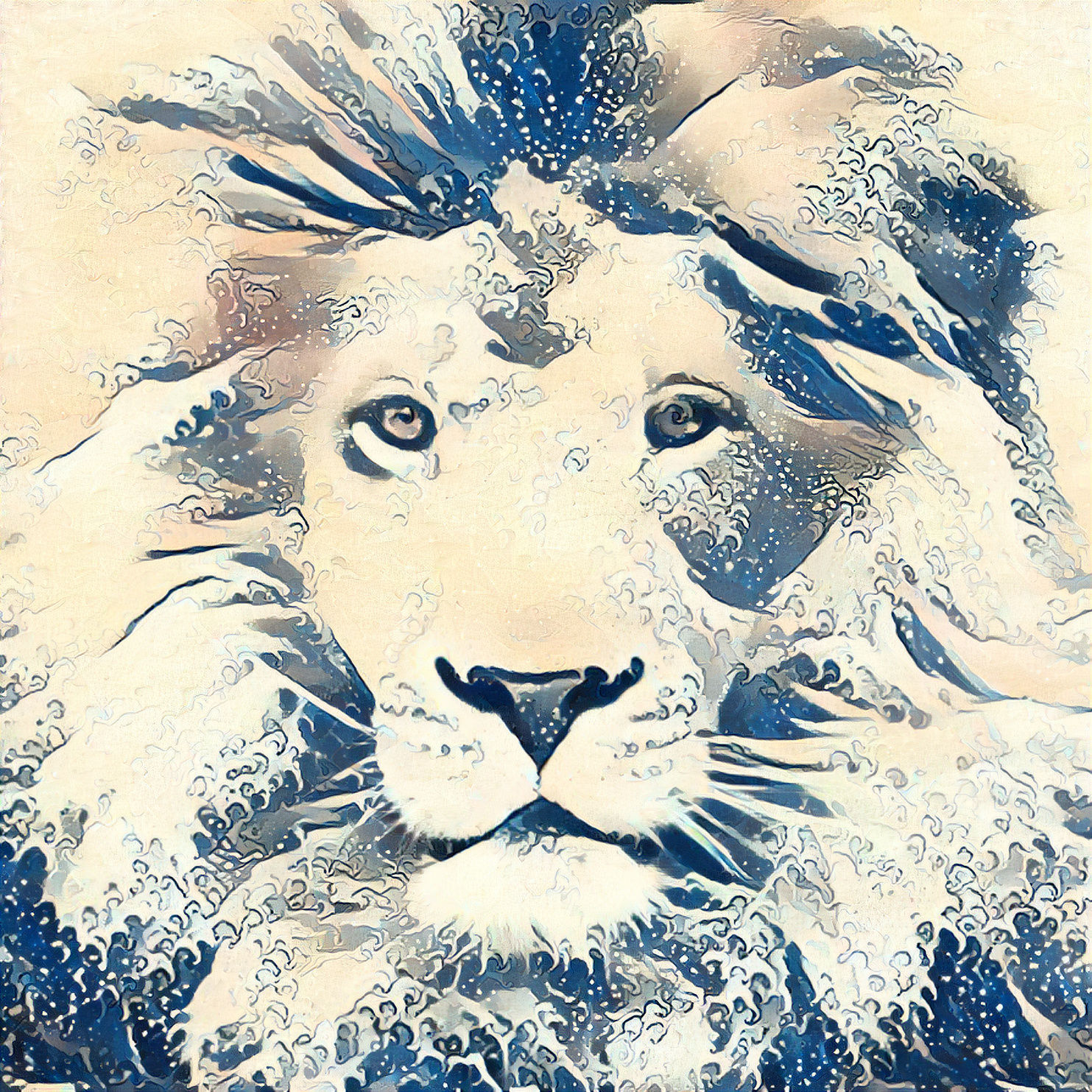 Lion at Sea