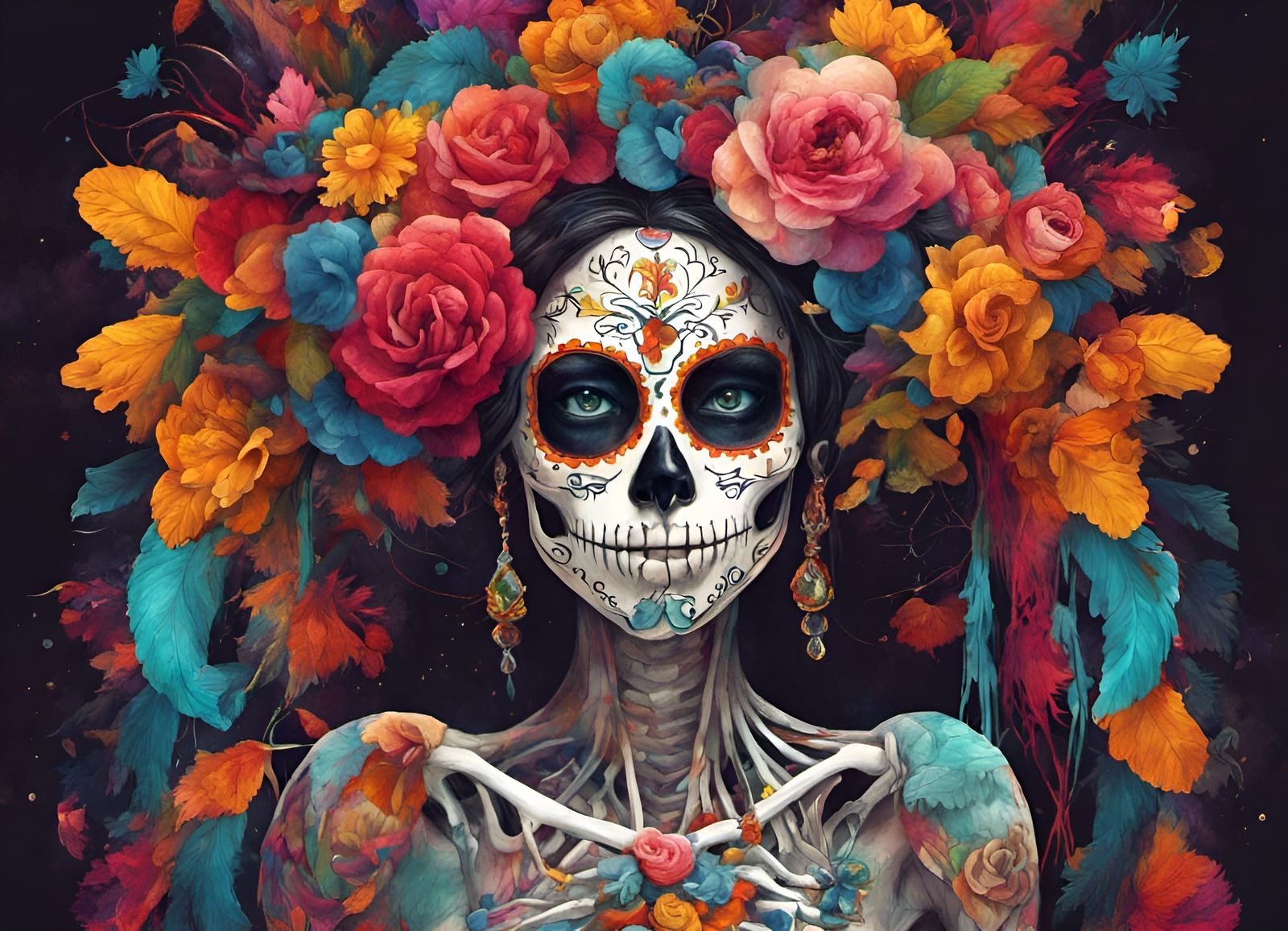 Día de los Muertos  by @CatFriend