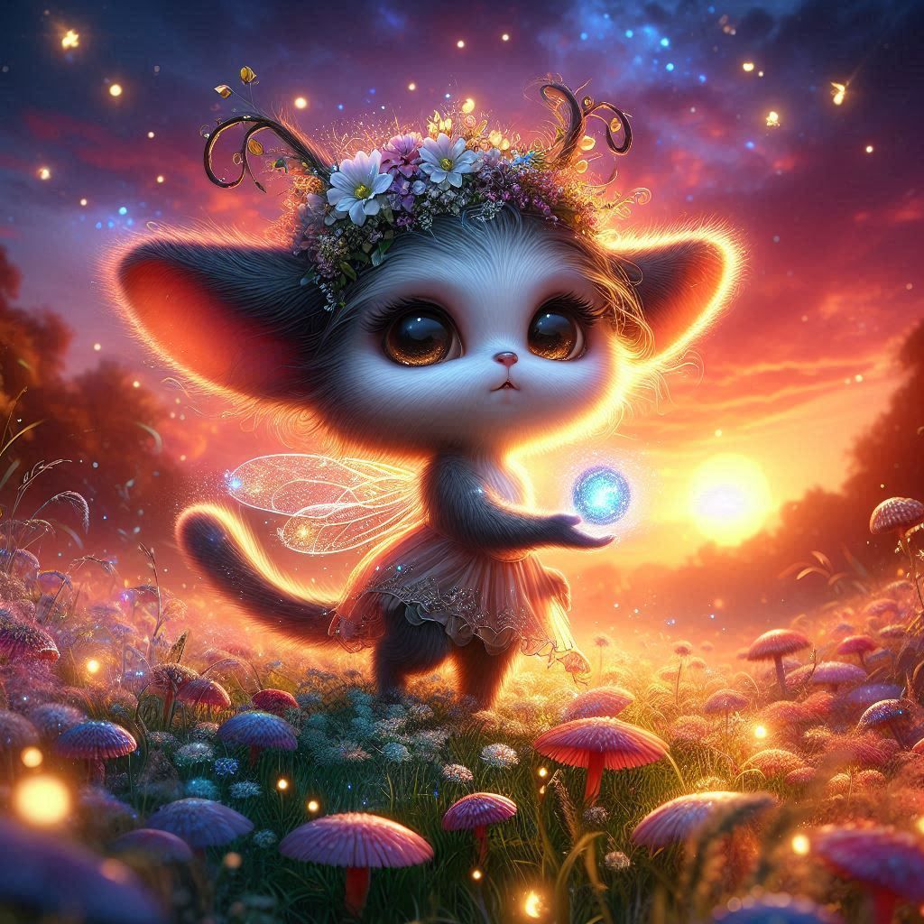 Cute little magical creature