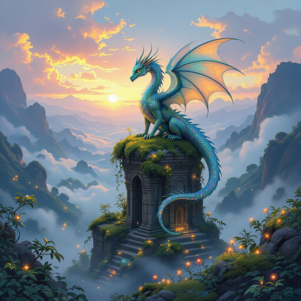 Dragon about to take flight