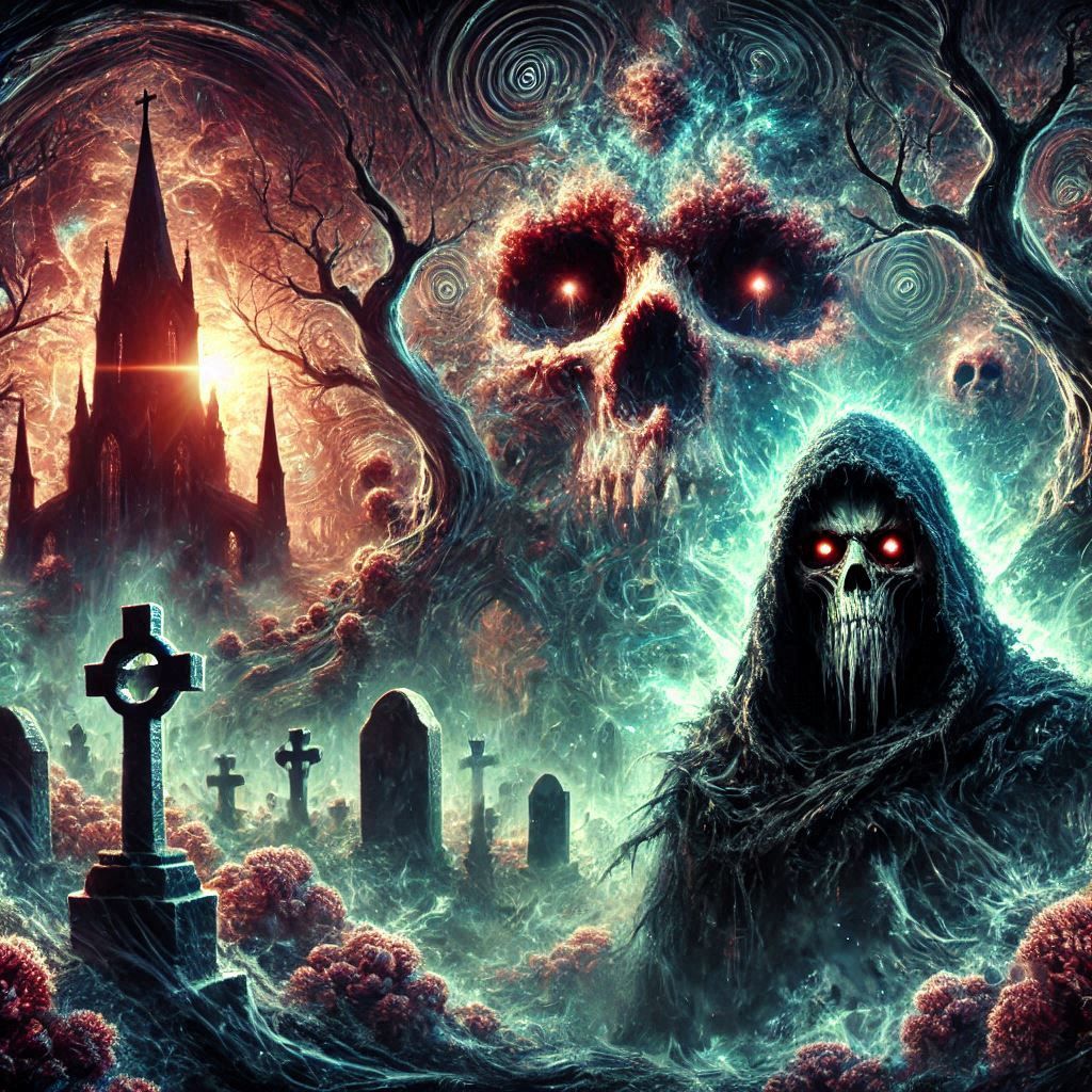 Church graveyard horror