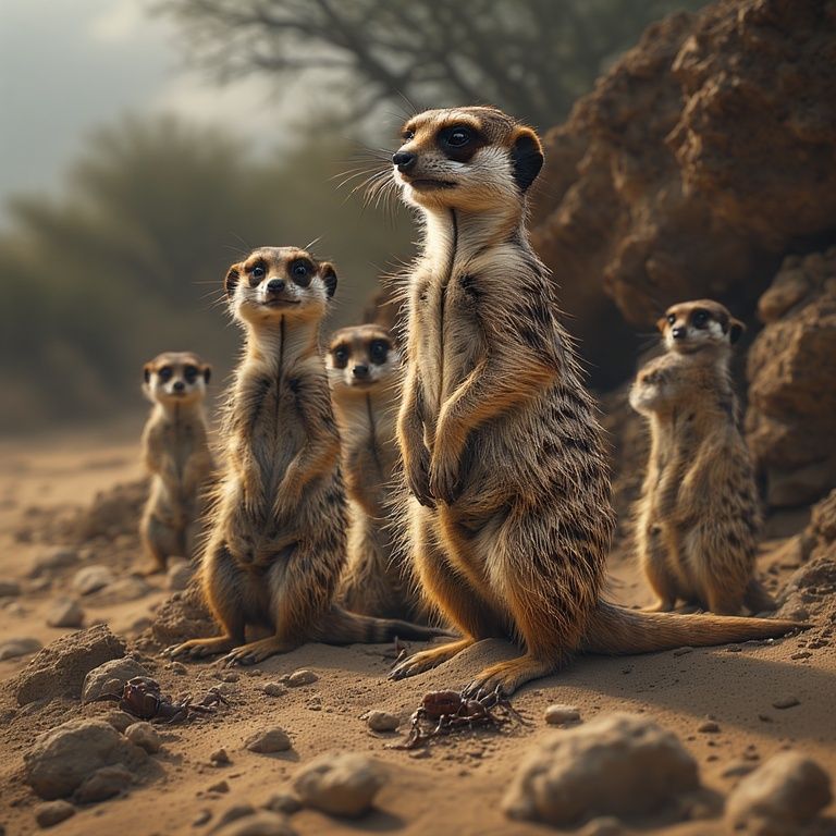 MeerKats checking out the Horizon