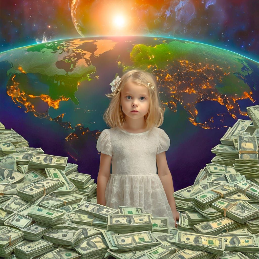 Seeing Power and Greed Through a Child’s Eyes, She Knows That Only Love is Really Real