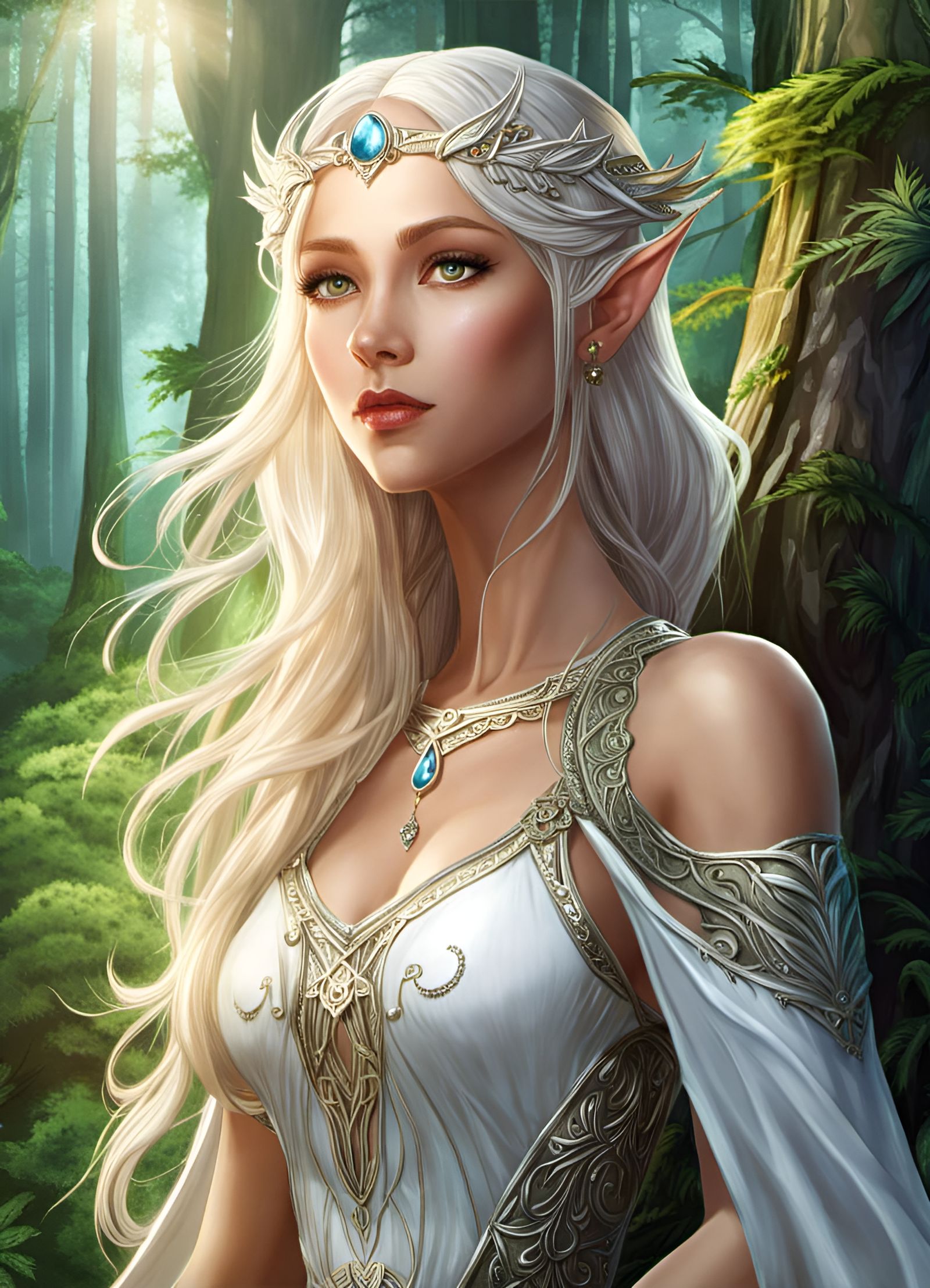 Elven Woman - AI Generated Artwork - NightCafe Creator