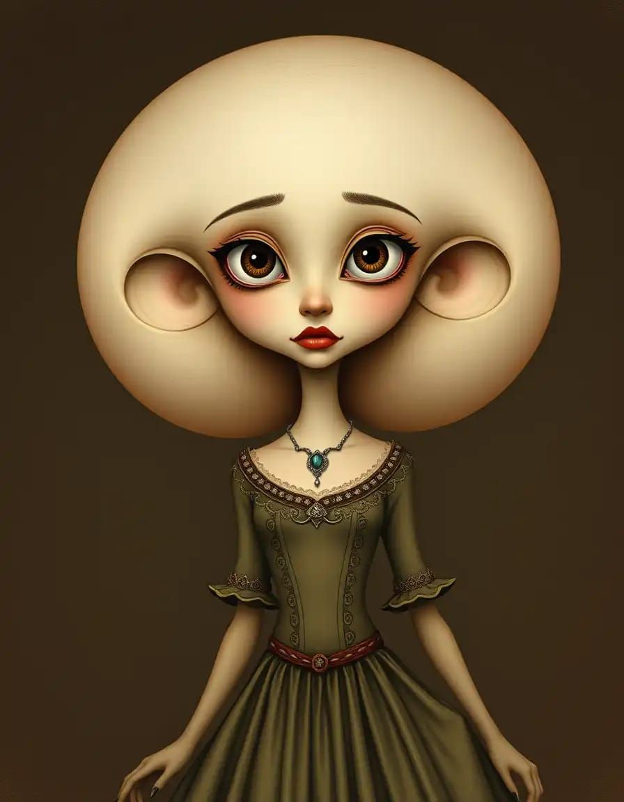 A beautiful woman's portrait