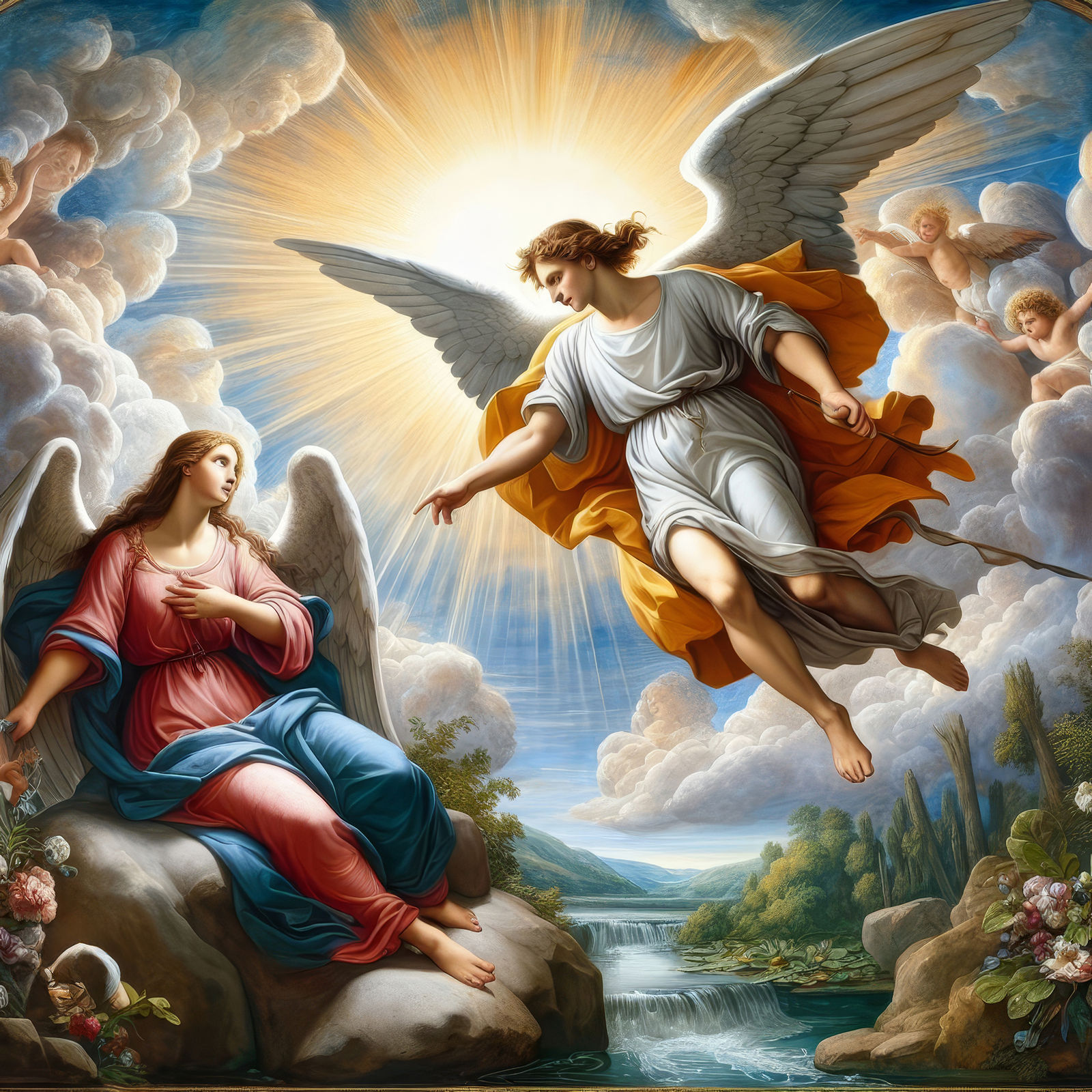 Michelangelo's Buonarroti Gabriel's Message