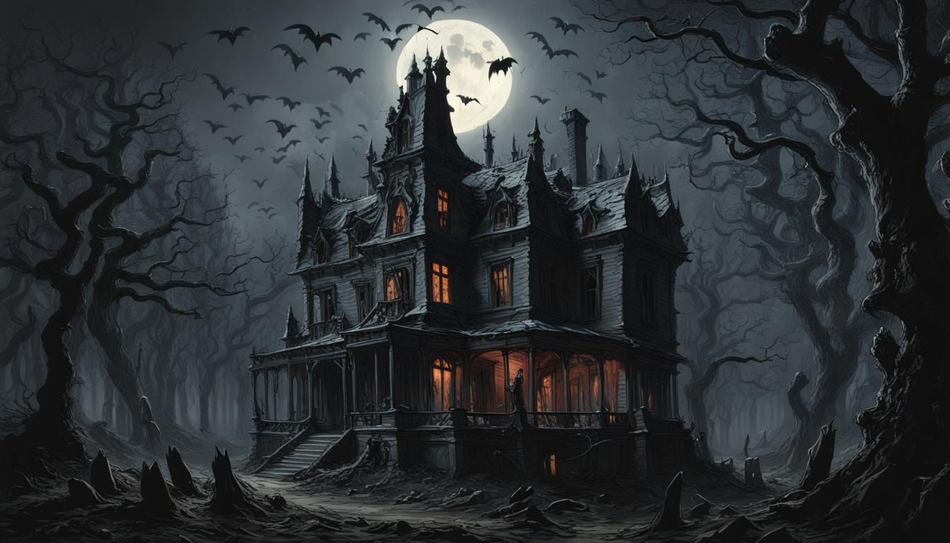 Vampire House  by @Saadatussalimah