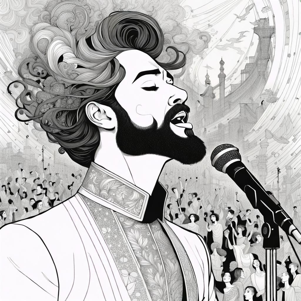Gorgeous feminine man  by @Sonnet-Soprano