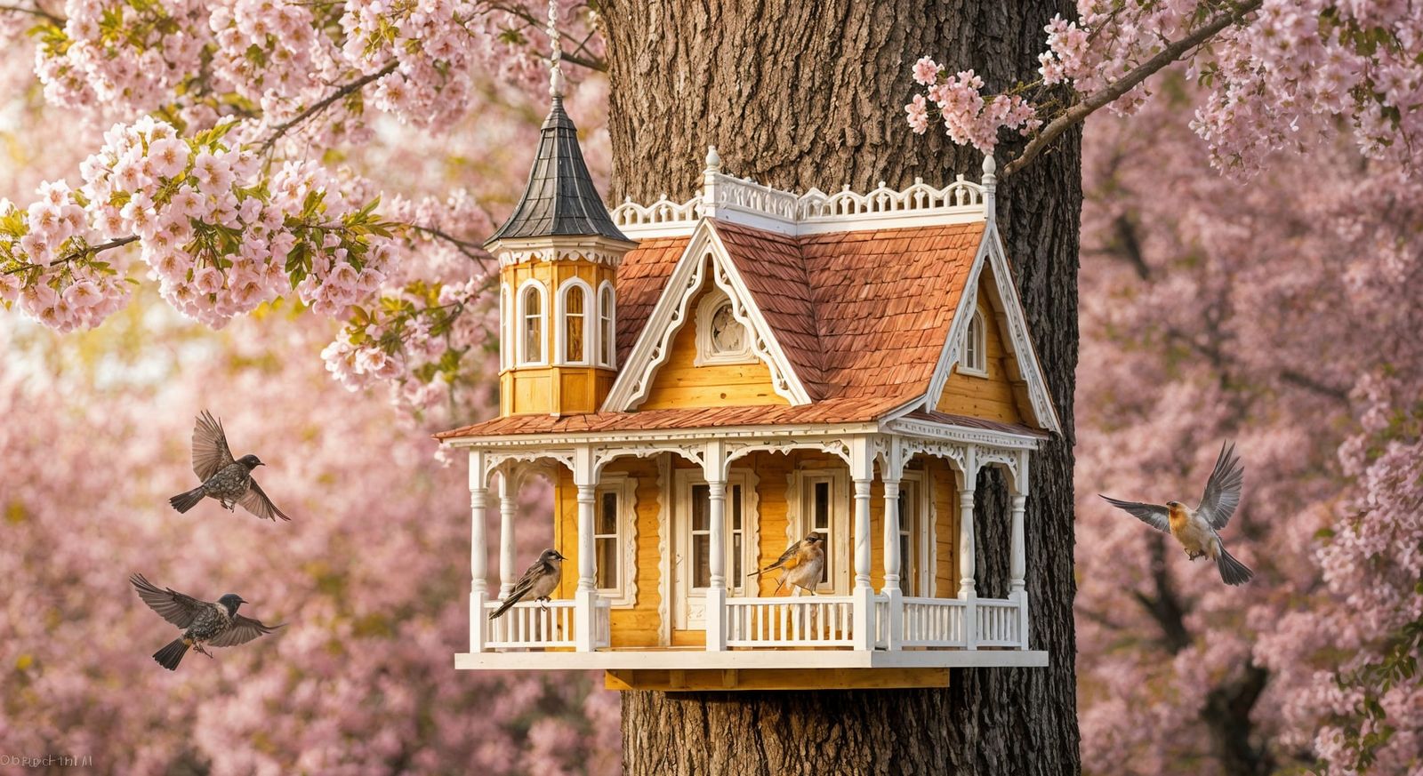 Exquisite Victorian-style birdhouse   by @Celestial