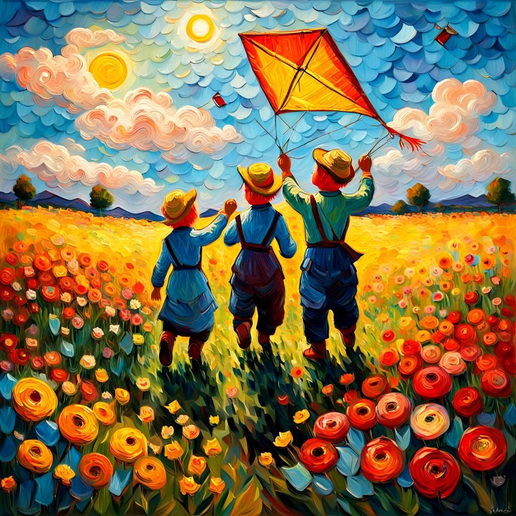 Painting the last days of summer in impasto