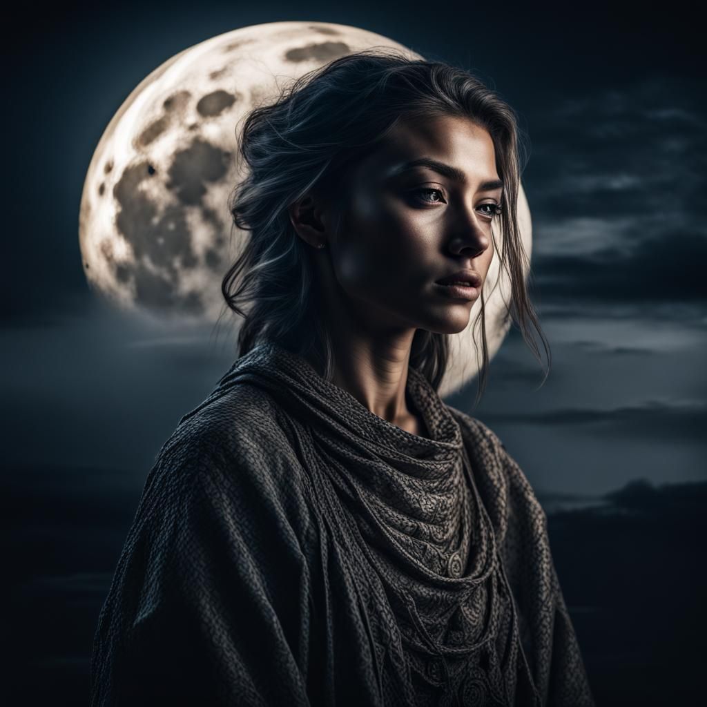Moonlit portrait