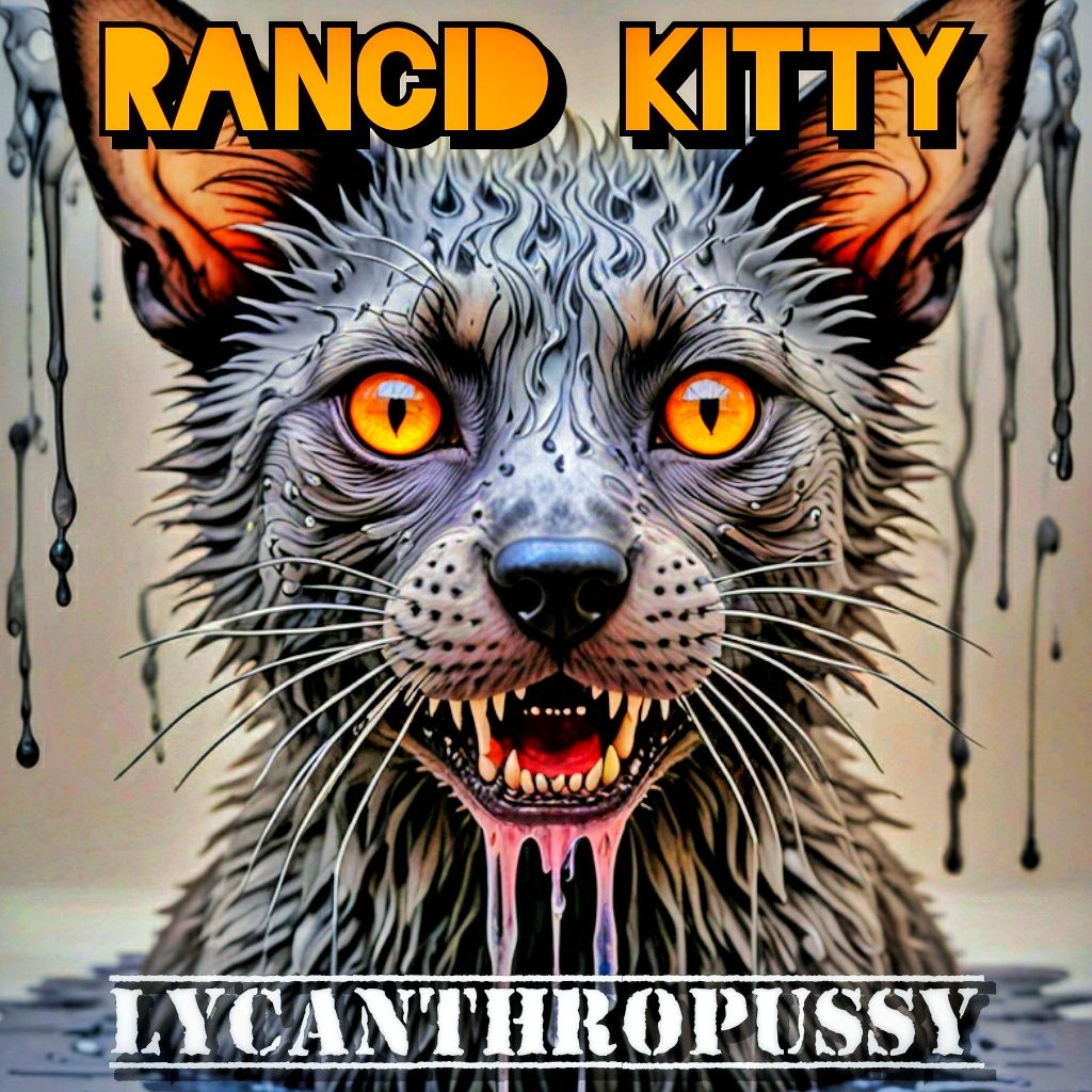 Fictional Band And Album Cover-Rancid Kitty-Lycanthropussy