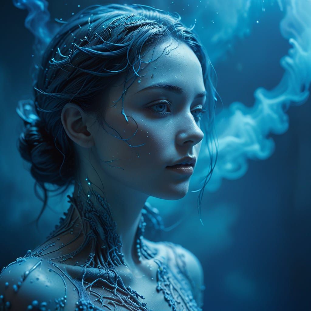 Something bleu like everything  by @Julien