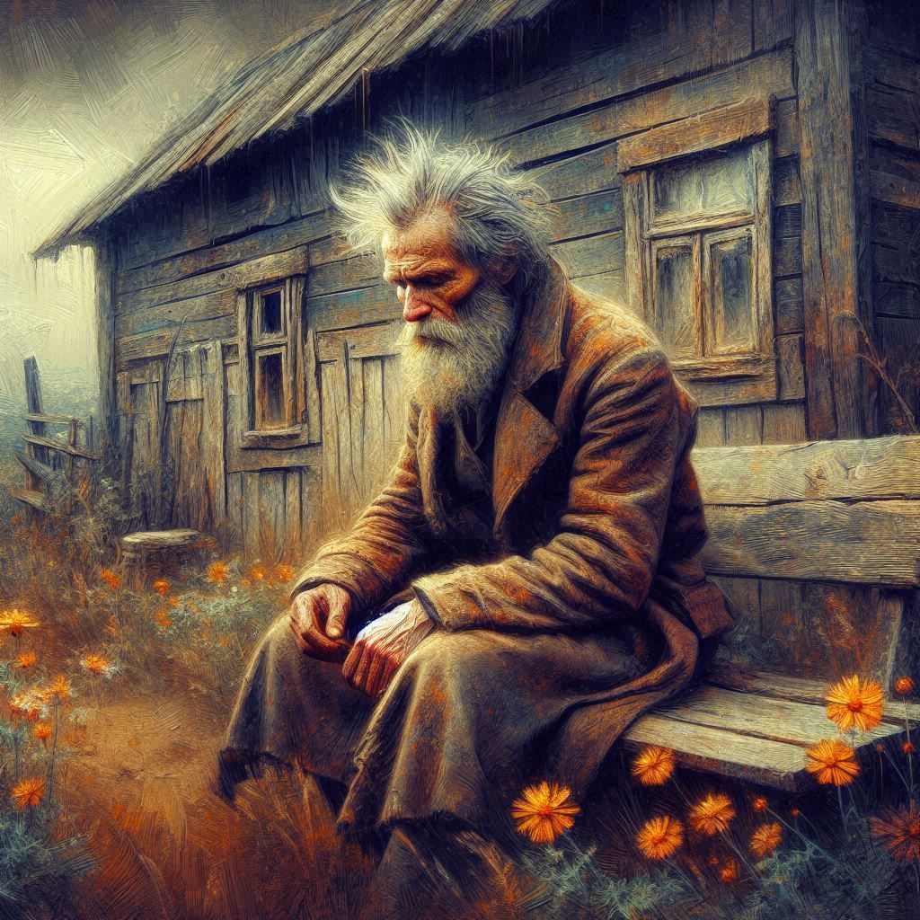 Poor man on the bench  by @CloST 