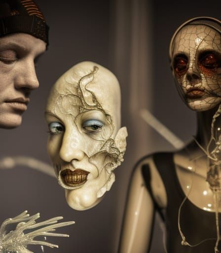 Hyperrealistic Resin Evidence: Venetian Glass Art