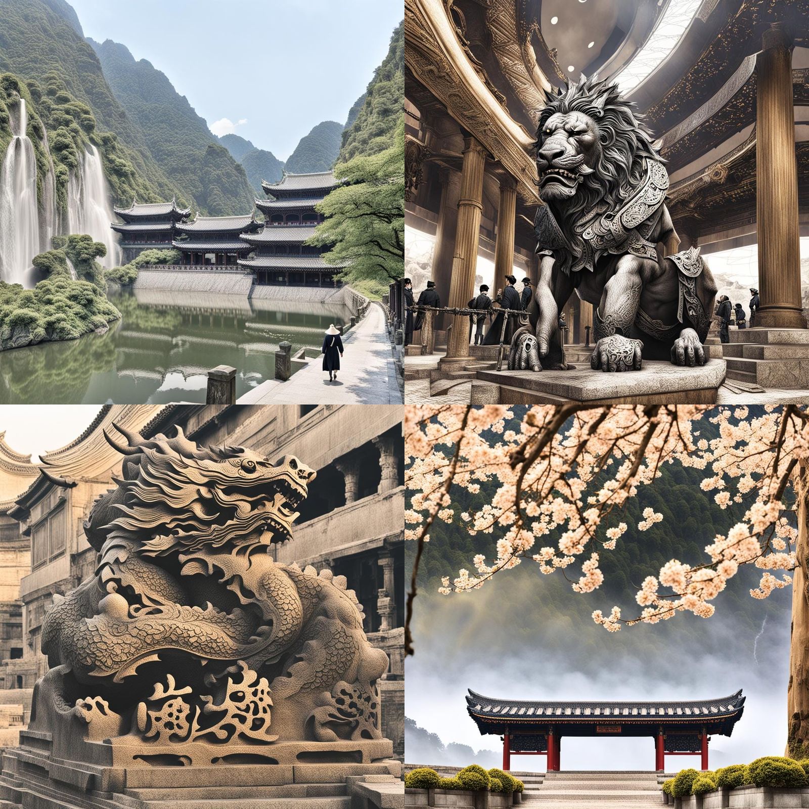 Asian Storyteller in Traditional Setting