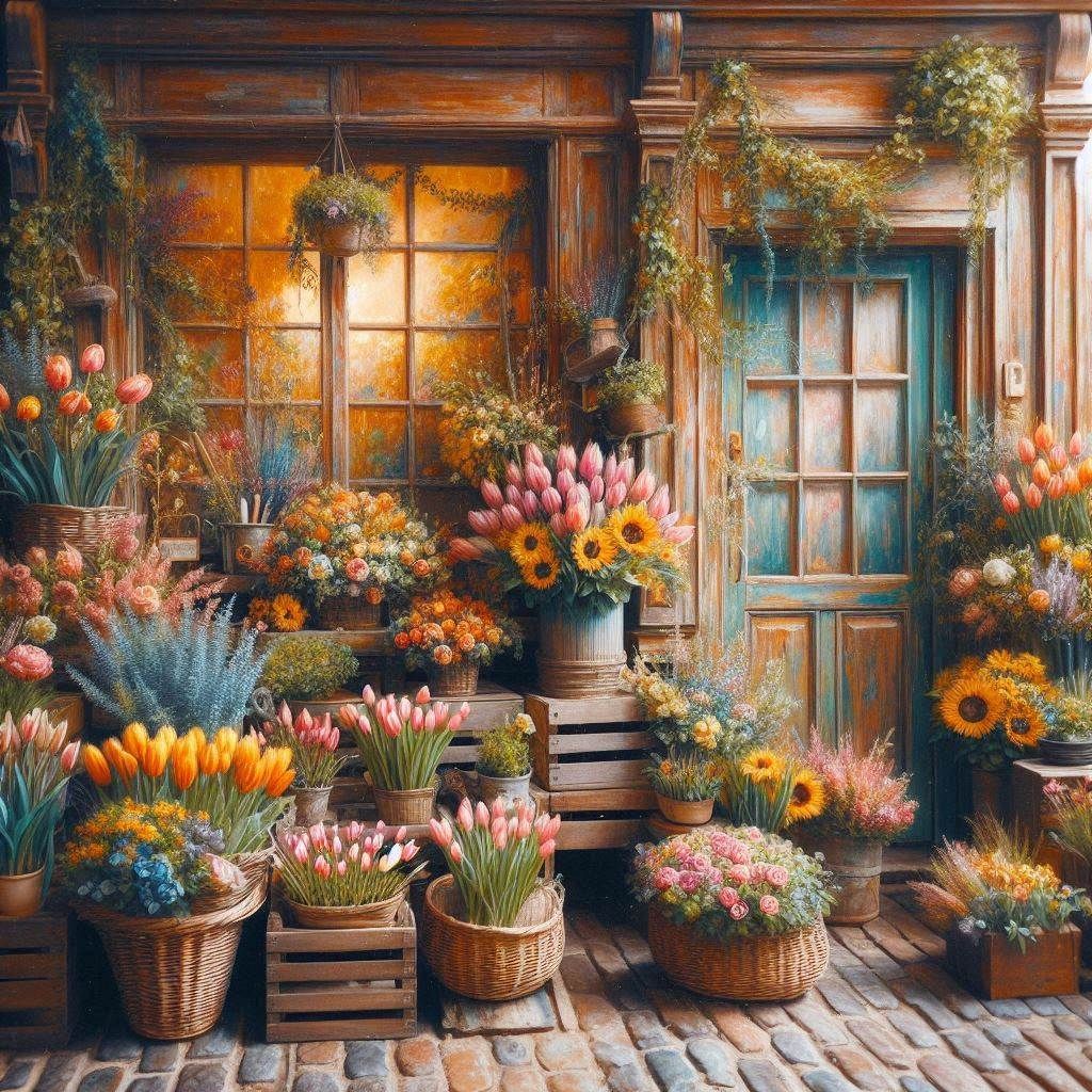 The flower shop