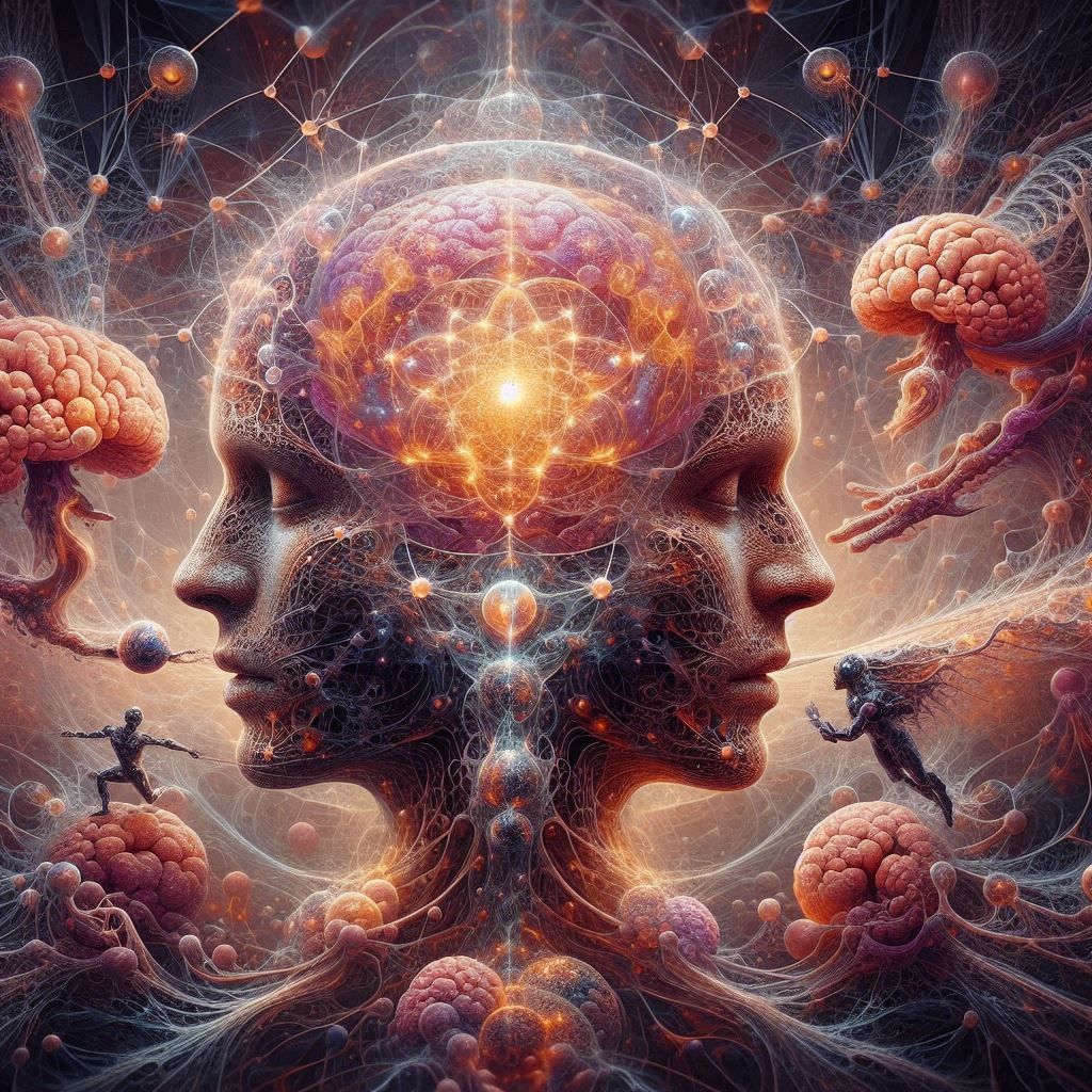 Your consciousness is my user illusion of you and my consciousness is your user illusion of me