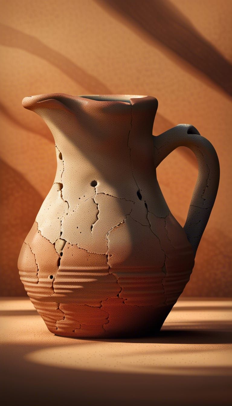 imperfect clay jug  by @Sebastian