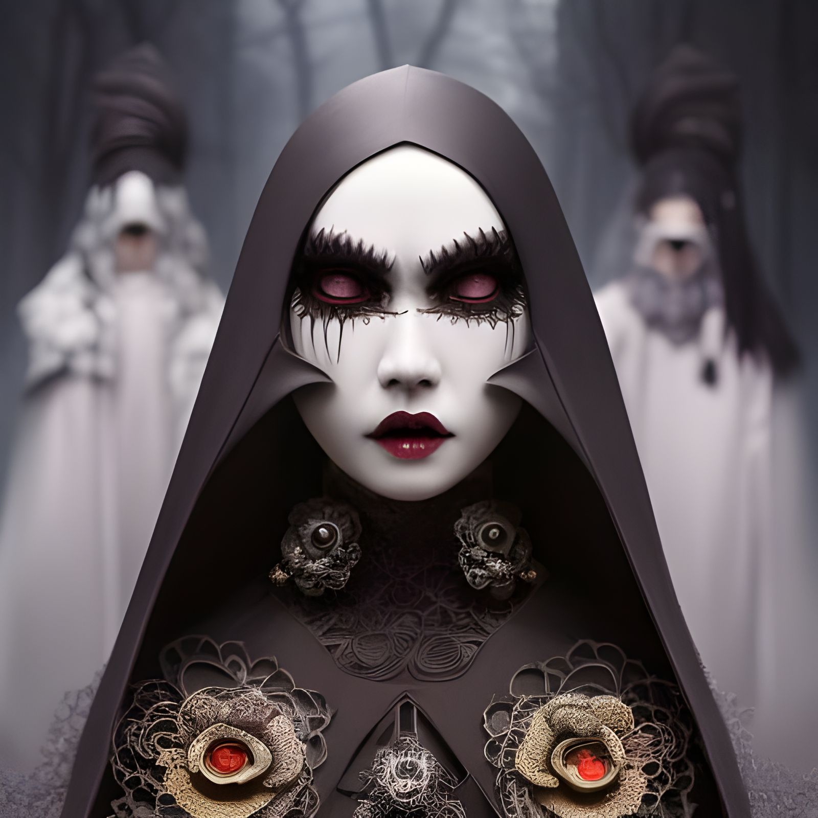 Demonic Nun 2 - AI Generated Artwork - NightCafe Creator