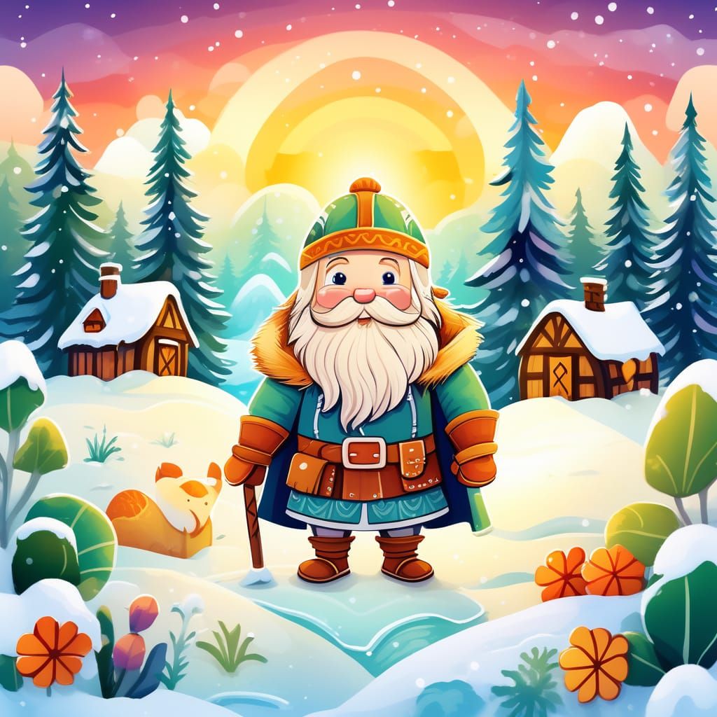 Despite snow and cold, there are flowers everywhere if you're faithful, pure and brave