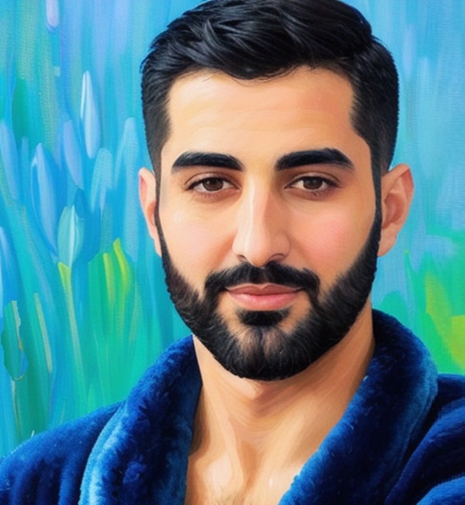 Rajā  · رجاء   · a handsome Iranian
