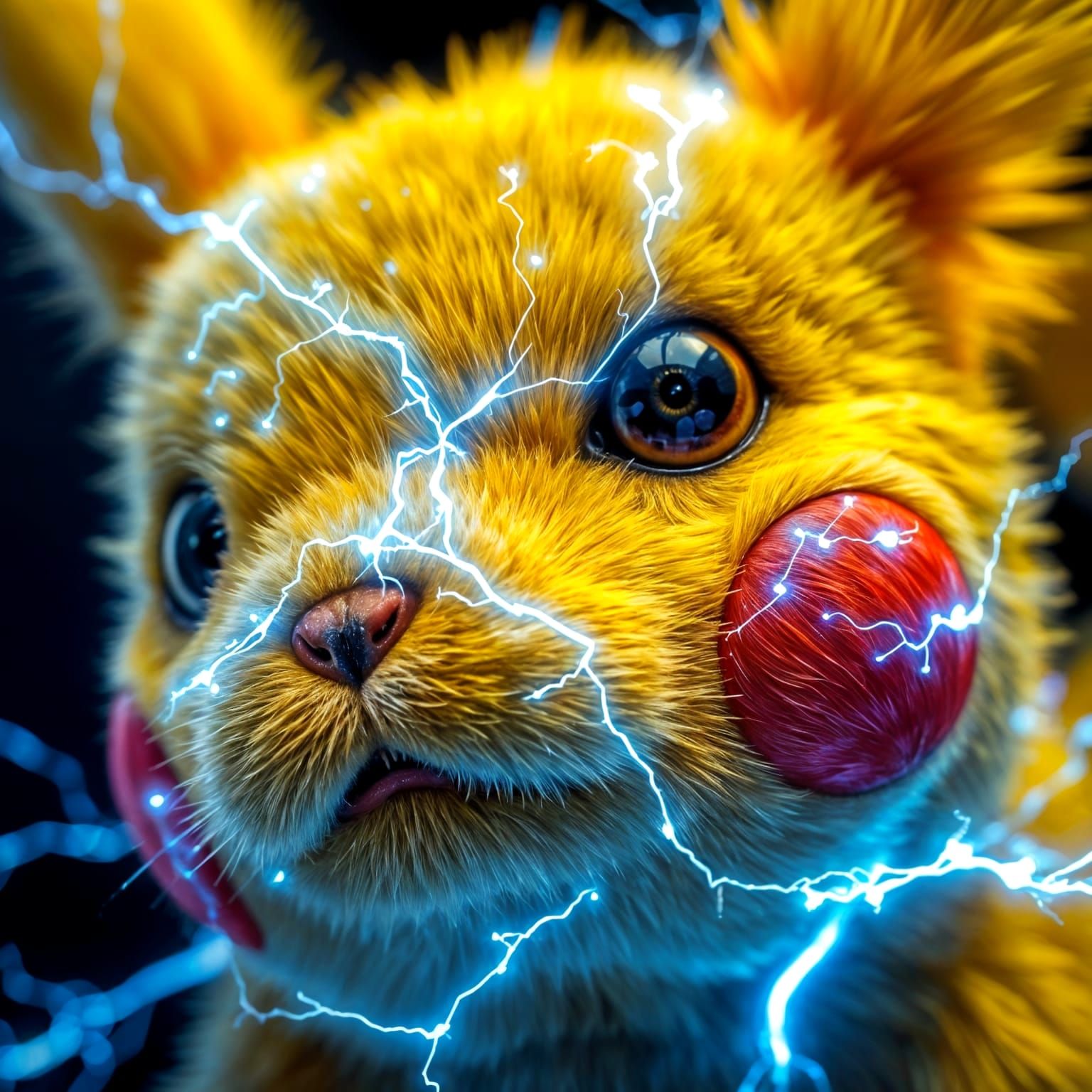 Pikachu  by @The Nights Sky