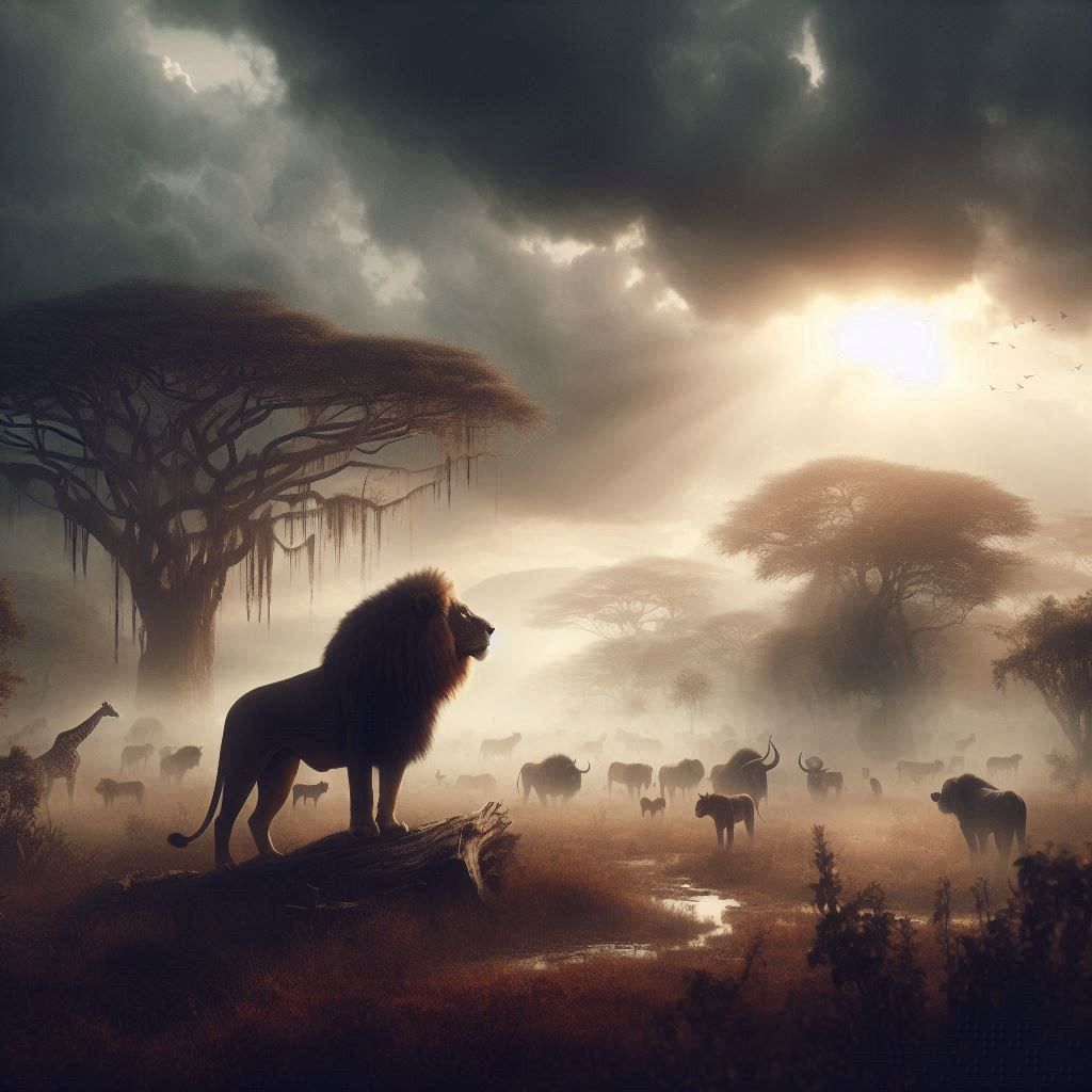 Foggy Savanna