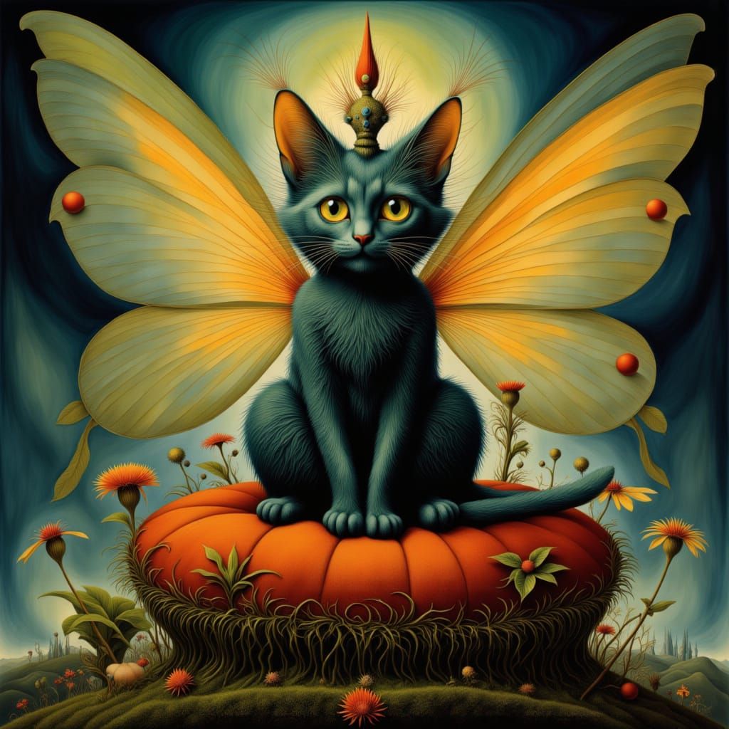 <lora:Fae 3:1.0> Cat