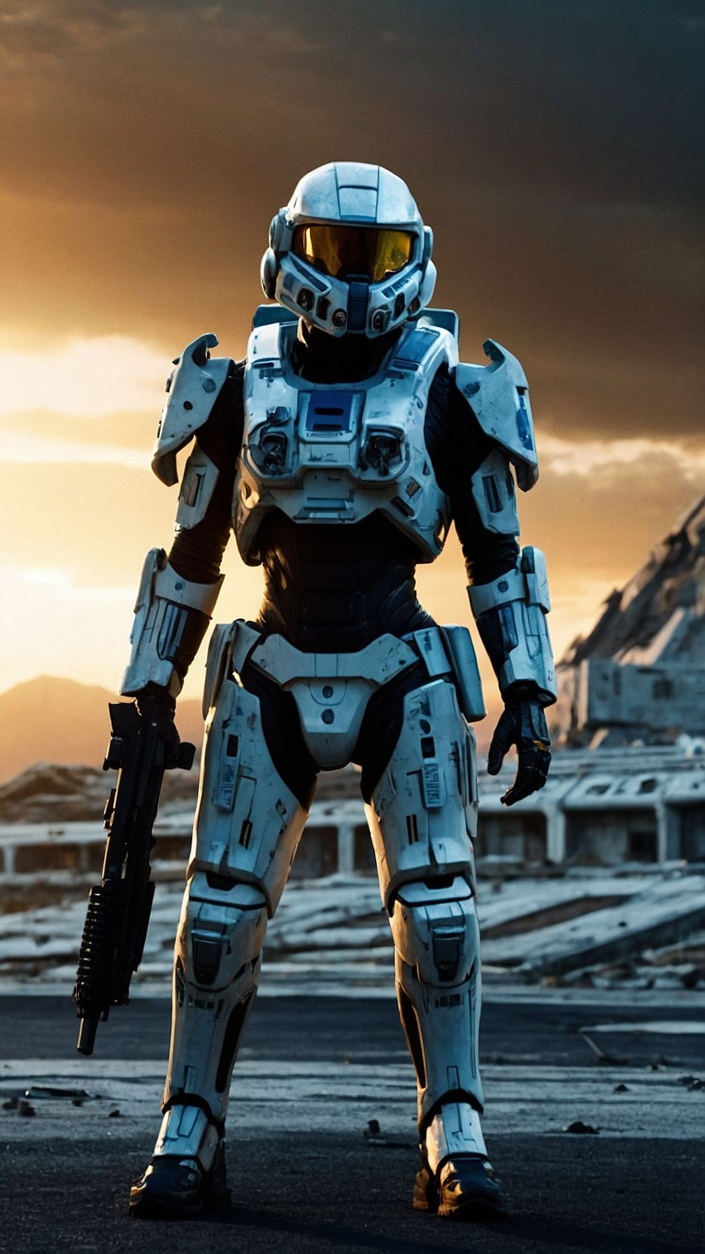 Futuristic Space Soldier