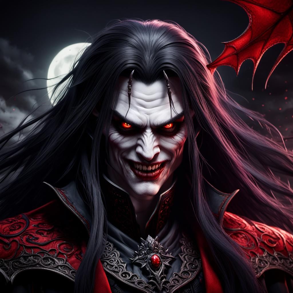 Portrait of a Vampire 3 - AI Generated Artwork - NightCafe Creator