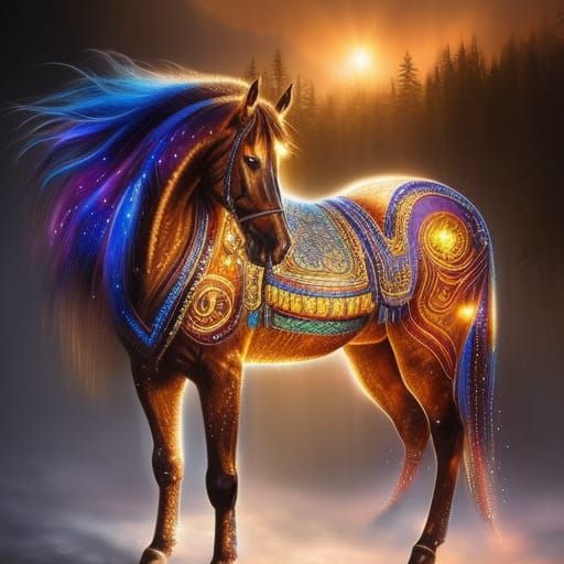 Horse - AI Generated Artwork - NightCafe Creator