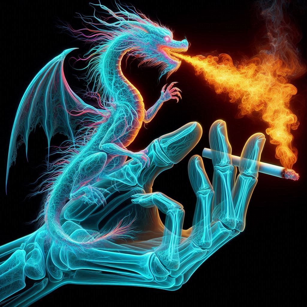 Who needs a lighter when you have a pet Dragon? (2)