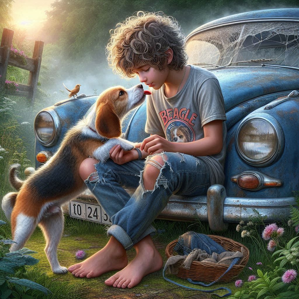 Playing With Beagle 😊😊🐶