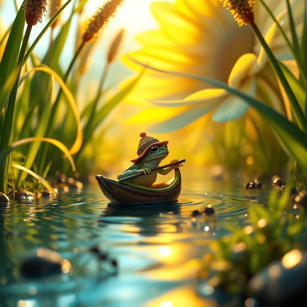 The adventurer frog  by @David