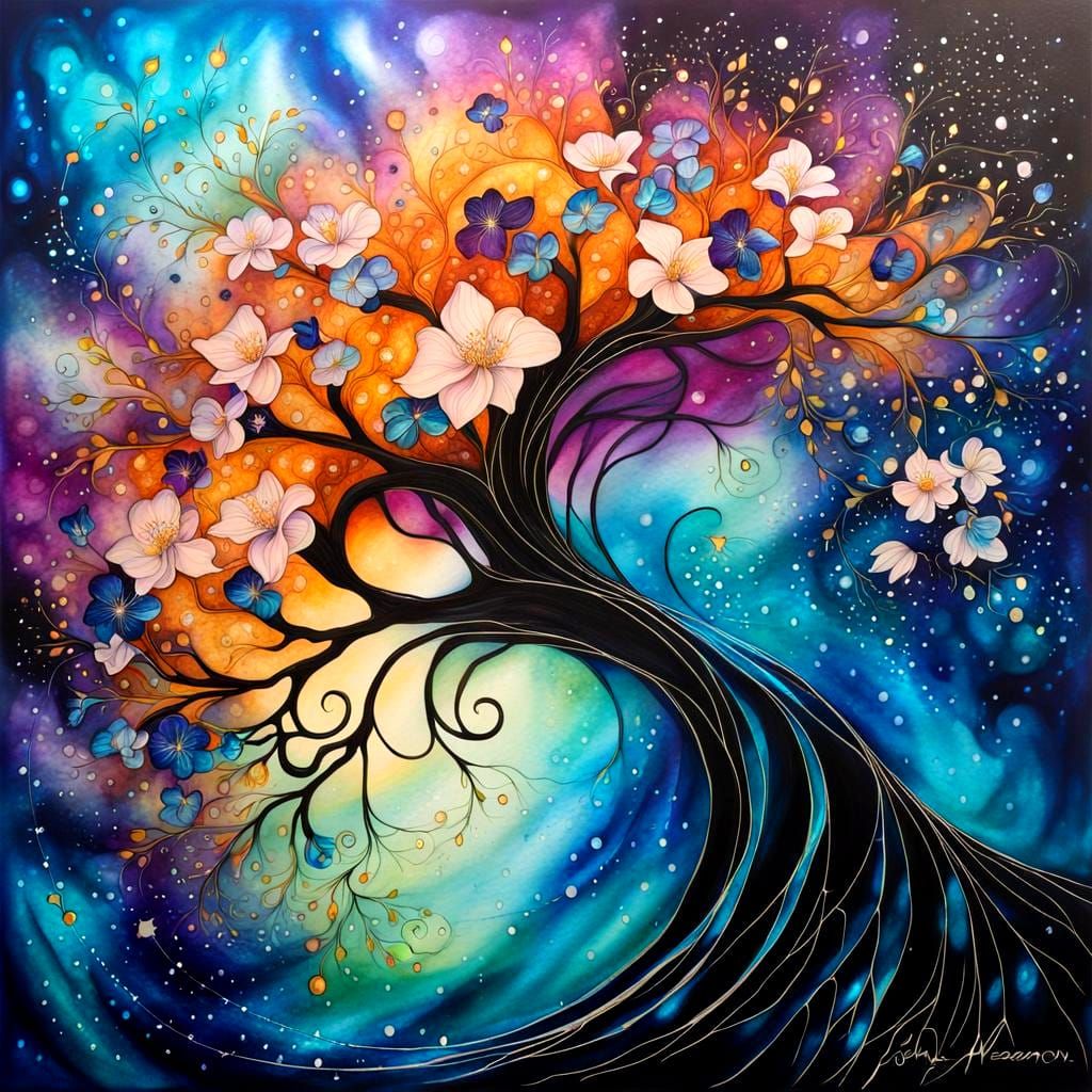 Cosmos Blooms  by @Noarenne