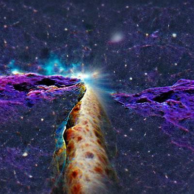 past the edge of the universe