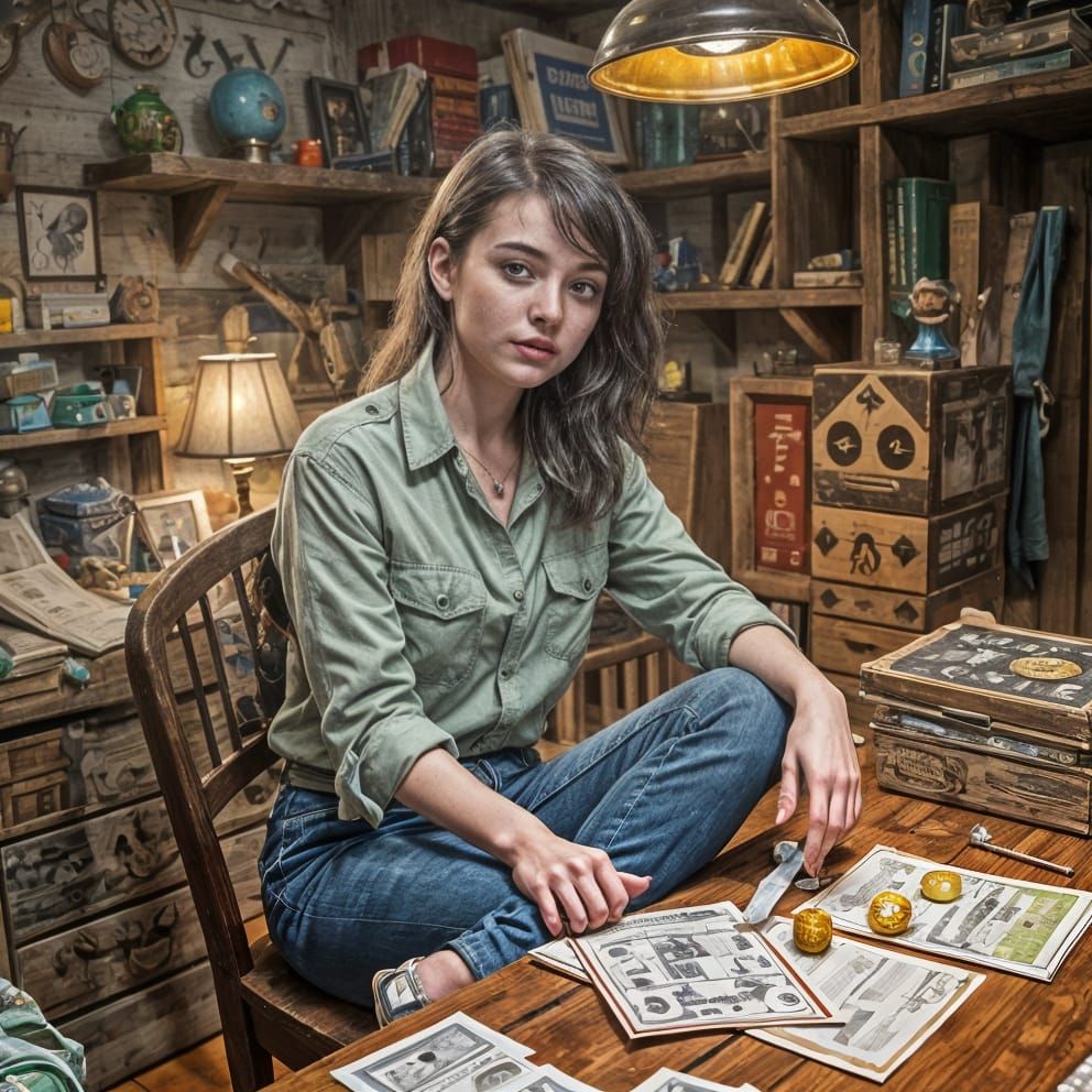 In the attic my dreams are