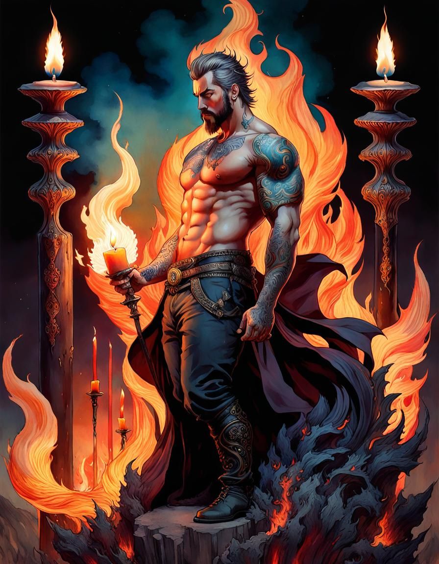 The Male Form: Fire