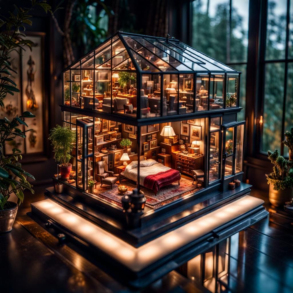 a glass house