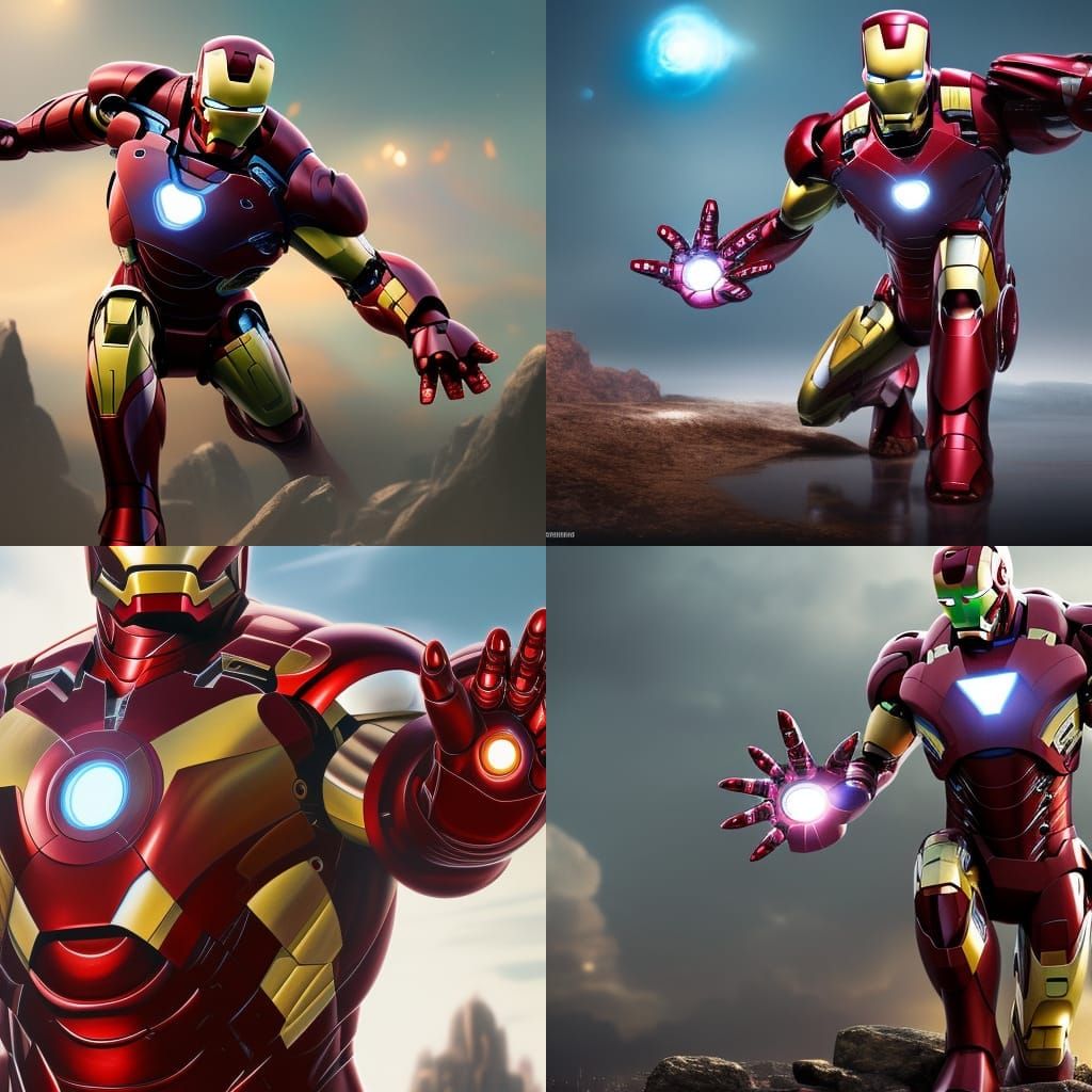Iron man as a baby