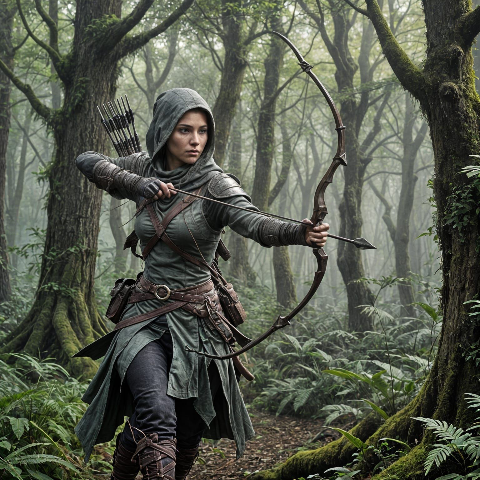 Bandit in the forest.