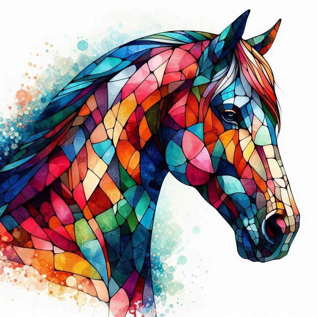 Mosaic Horse