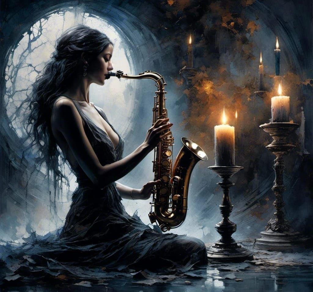 🎷🎵 The Saxophone Player  🎷🎵