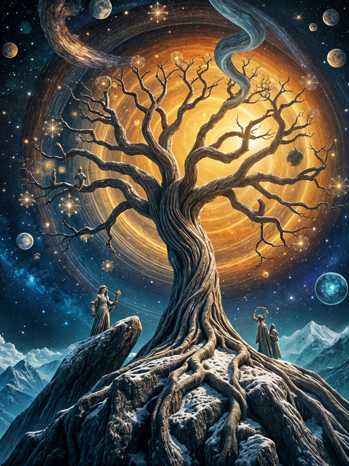 Cosmic Yggdrasil  by @Luca89pc