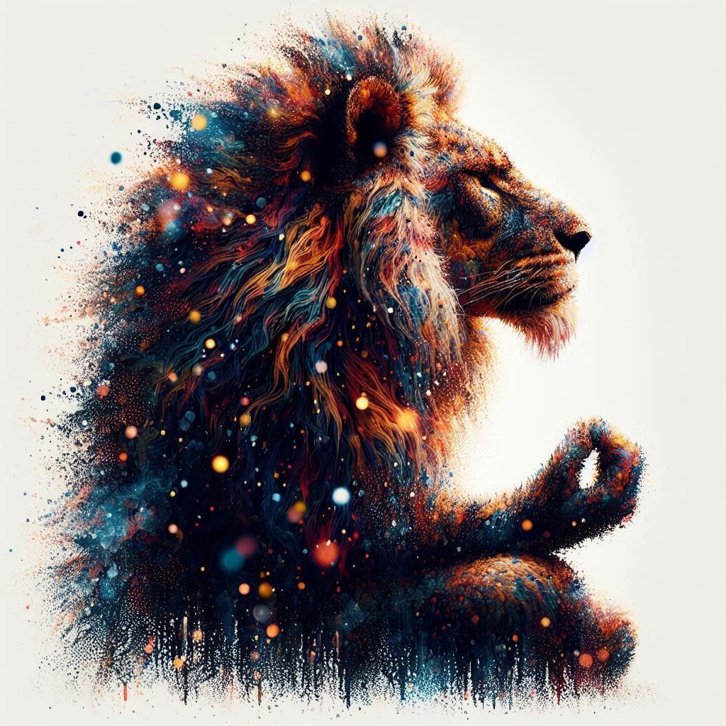 double exposure beautiful fantasy DALL-E 3 portrait landscap...