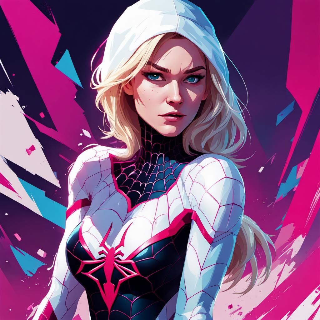 spider Gwen - AI Generated Artwork - NightCafe Creator