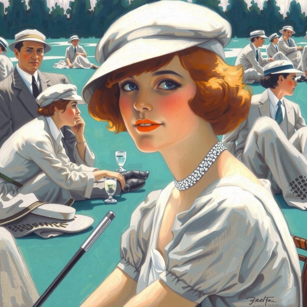 Ethereal Goddess in Golden Radiance