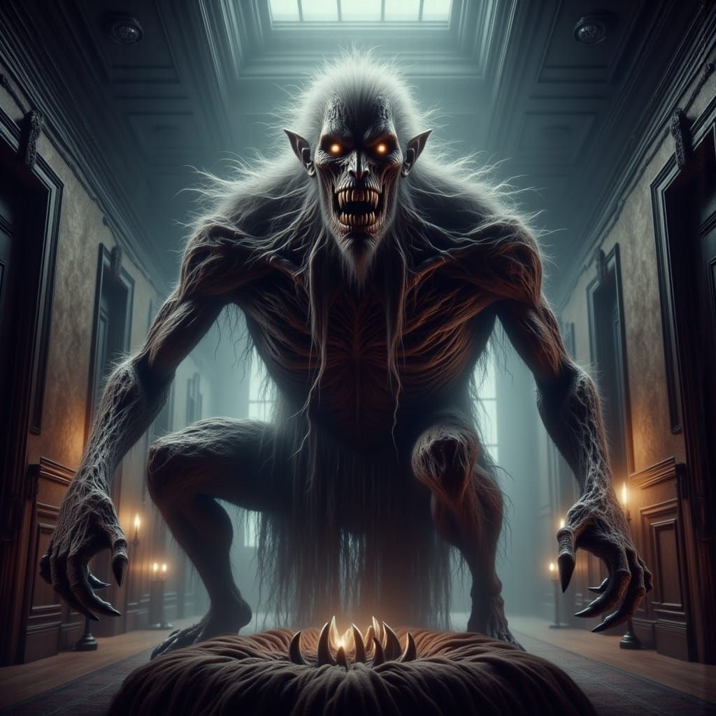 monster <lora:Horror3Flux:1.0> 